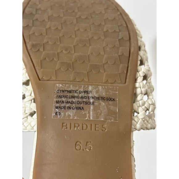 Birdies Woven Mules Slides Pointed Toe Comfortable Flats Size 6.5 - Picture 4 of 4